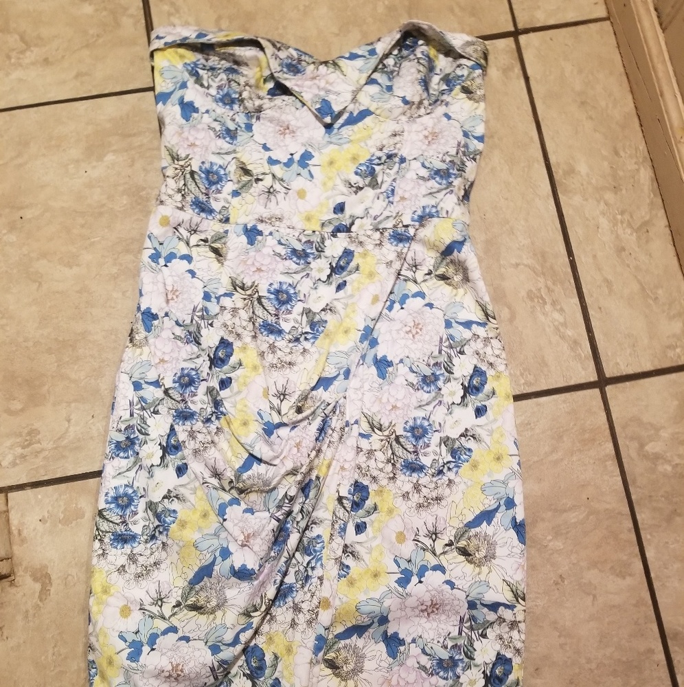 ASOS sweetheart strapless dress